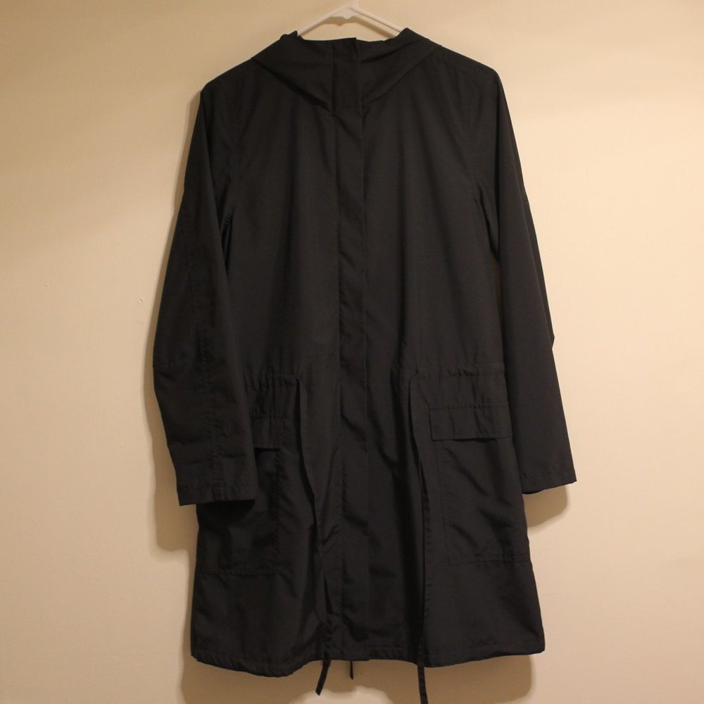 Eileen Fisher Dark Blue Rain Jacket XS